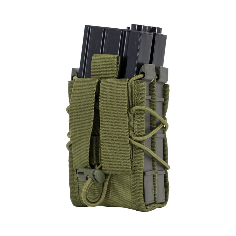 Military Utility Molle Pouch M4 Tactical Double Layer Rifle Magazine Storage Bag